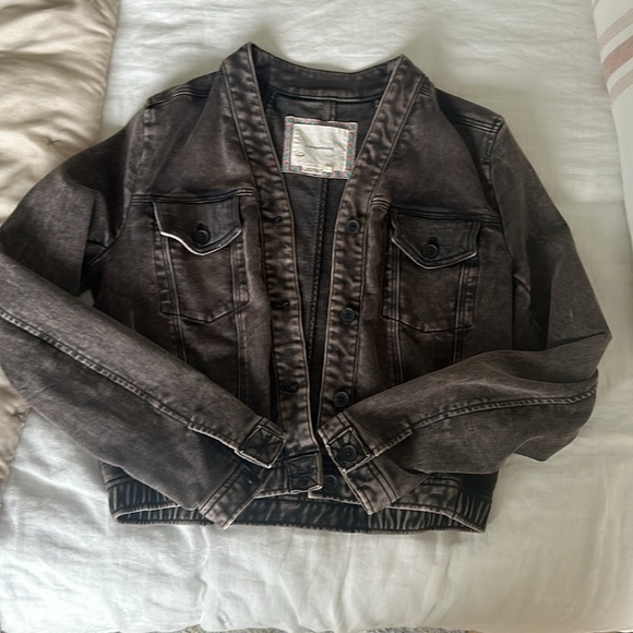 Anthropologie Cropped Denim Jacket - Picture 11 of 15